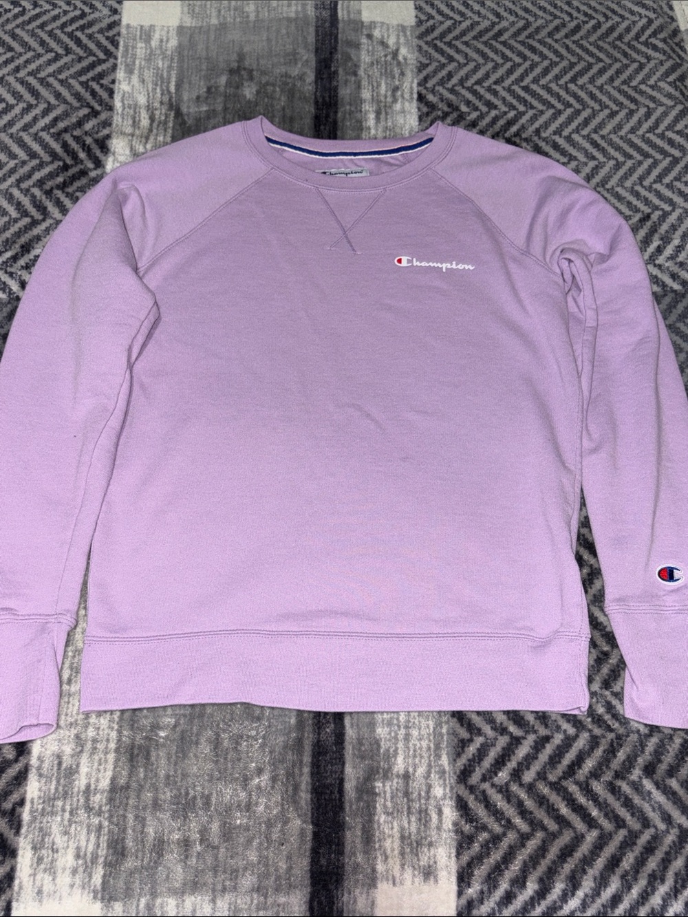 Champion Lavender Crewneck Pullover Sweatshirt